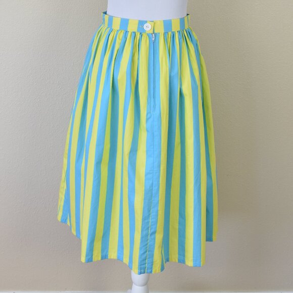 Magnolia Park Stripe A-Line Stripe Skirt - S - Picture 8 of 9